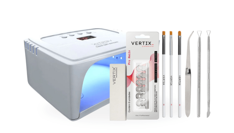 Kit nail designer para iniciantes Vertix