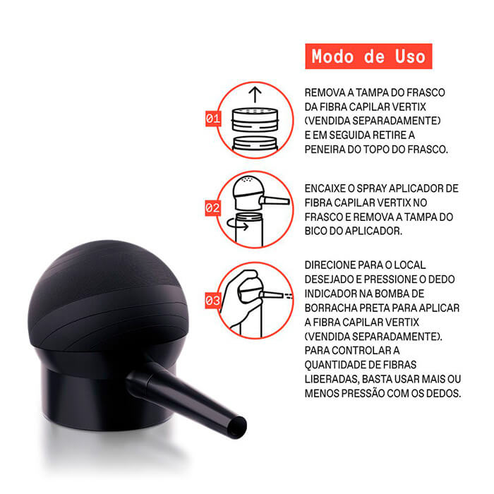 como usar o spray fixador da fibra capilar em pó