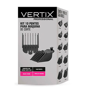 kit de pentes para máquinas de cortar cabelo é um dos acessórios para salão de beleza