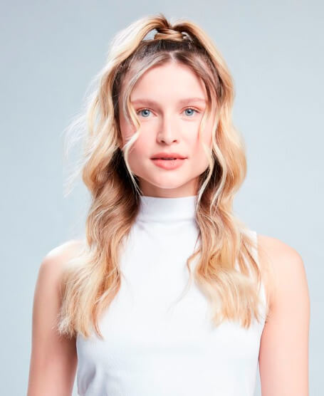 cabelos de festa: semipreso