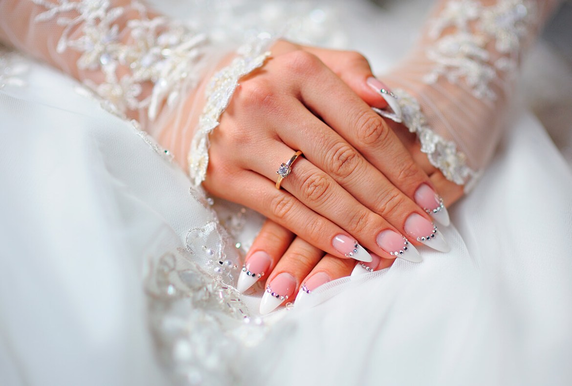 unhas para casamento